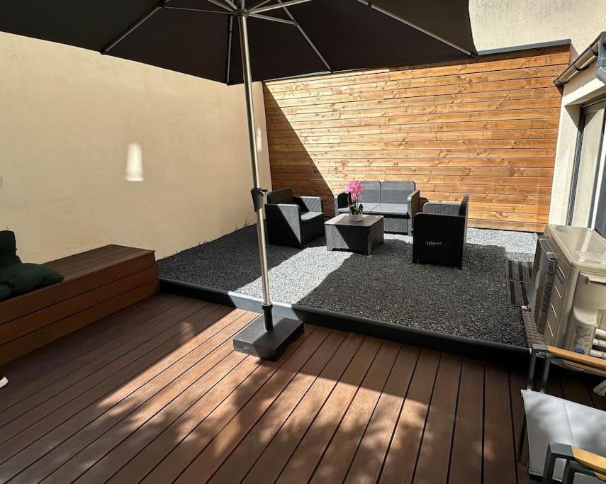 Le Briand Appartement 4Etoiles Nancy Thermal Cosy Avec Terrasse Wifi Extérieur photo