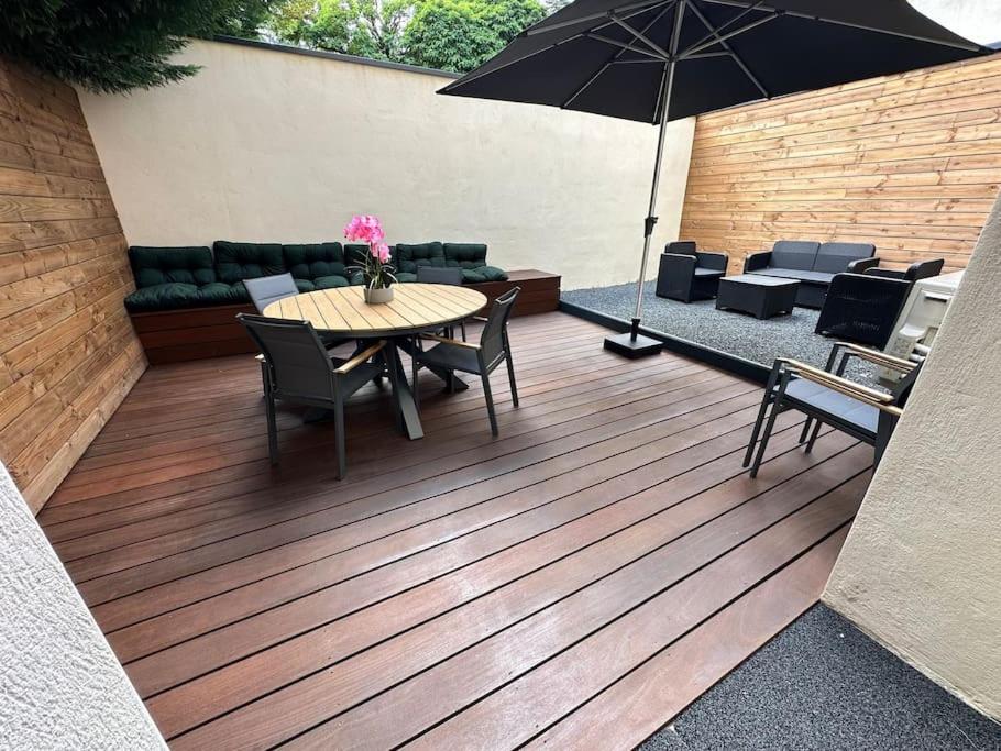 Le Briand Appartement 4Etoiles Nancy Thermal Cosy Avec Terrasse Wifi Extérieur photo